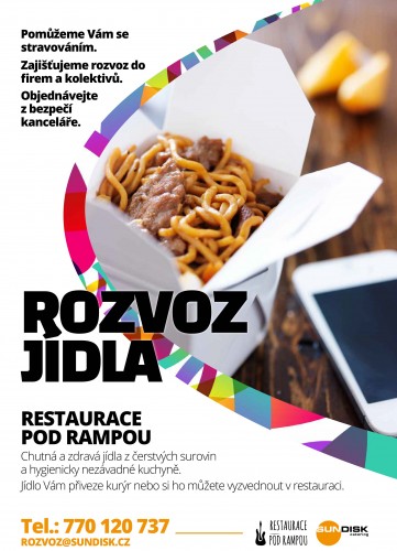Rozvoz jídla Restaurace pod Rampou